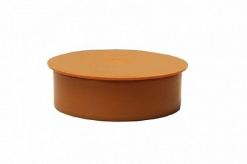 Зонт вентиляционный для наружной канализации Ф 110 (красный)