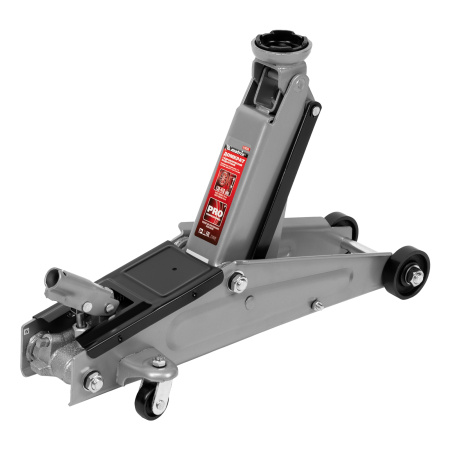 Домкрат гидравлический подкатный, 3 т, высота подъема 130-410 мм Matrix цена