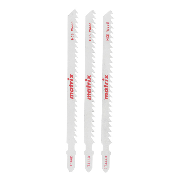 Полотна для электролобзика  по дереву, 3 шт, T344D, 110 x 4 мм, HCS Matrix