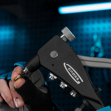 Заклепочник для резьбовых заклепок, заклепки М3, М4, М5, M6 Gross цена