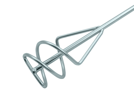 Миксер для песчано-гравийных смесей, 80 х 450 мм, оцинкованный, хвостовик SDS Plus Denzel цена