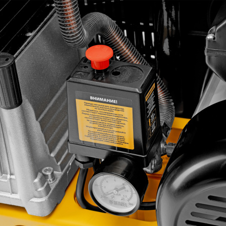 Компрессор воздушный рем. привод BCI 2100/50, 2,1 кВт, 50 литров, 400 л/мин Denzel