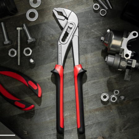 Клещи переставные Nickel (белый) 250 мм, хром-ванадий, двухкомпонентные рукоятки Matrix