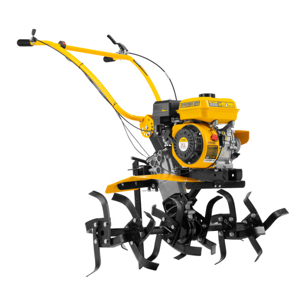 Мотоблок DPT-170SB, 7 л.с., ремен.сцеп, фрез 3х4, ШОМ, без колес, передачи 2В/1Н Denzel