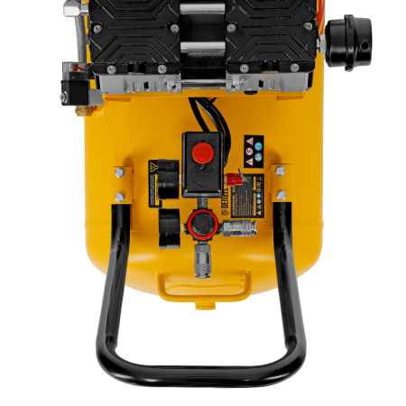 Компрессор безмасляный, малошумный  DLS 2250/100, 2250 Вт, 3x750, 100 л, 410 л/мин блок управления/ Denzel