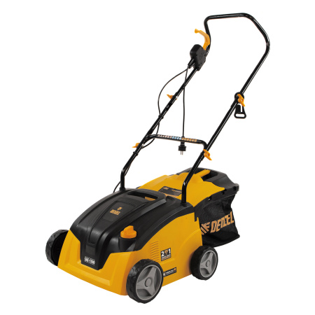 Скарификатор-аэратор  электрический SAE-1500, 1500 Вт, -11/+5 мм, 32 cм Denzel цена