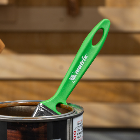 Кисть флейцевая "Работы по дереву" Color Line 35 х 10 мм Matrix цена