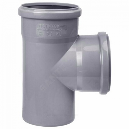 Тройник ПП 110х110/87 для внутренней канализации ПОЛИТЭК
