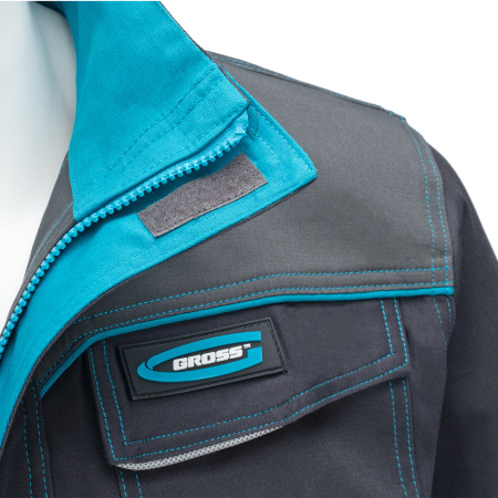 Куртка профессиональная рабочая, 97% хлопок 3% спандекс, M Gross