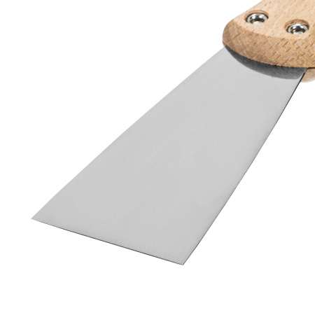 Шпательная лопатка из нержавеющей стали, 50 мм, буковая рукоятка, EFP Matrix цена