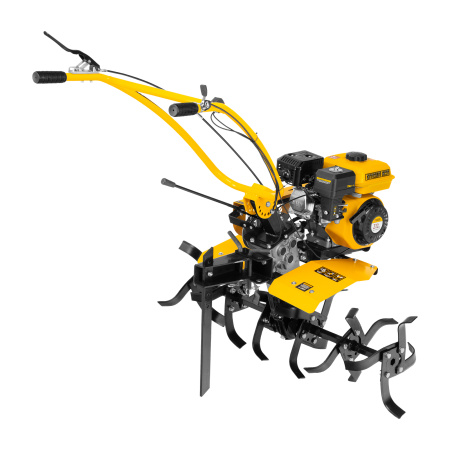 Мотоблок DPT-170SB, 7 л.с., ремен.сцеп, фрез 3х4, ШОМ, без колес, передачи 2В/1Н Denzel