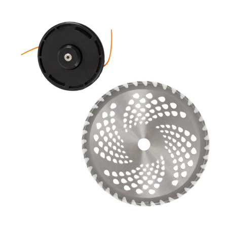 Триммер бензиновый DTL-33S, 33 см3, разъемная штанга, состоит из 2 частей Denzel цена