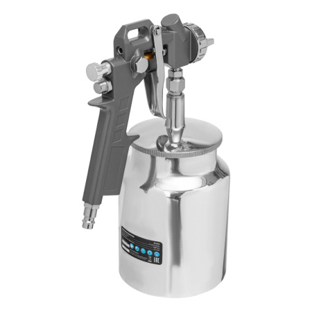 Краскораспылитель пневматический с нижним бачком V 1, 0 л, сопло D 1.2, 1.5 и 1.8 мм Matrix цена
