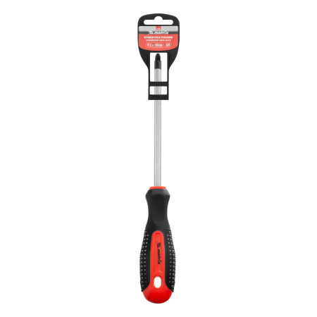 Отвертка Fusion, PZ3 x 150 мм, CrV, трехкомпонентная рукоятка "Anti slip" Matrix