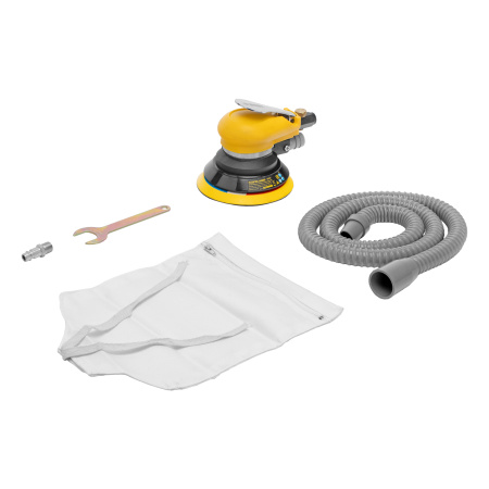 Эксцентриковая шлифовальная машина EPG125, 125 мм, 9000 об/мин, 5 мм, 113 л/мин// Denzel цена