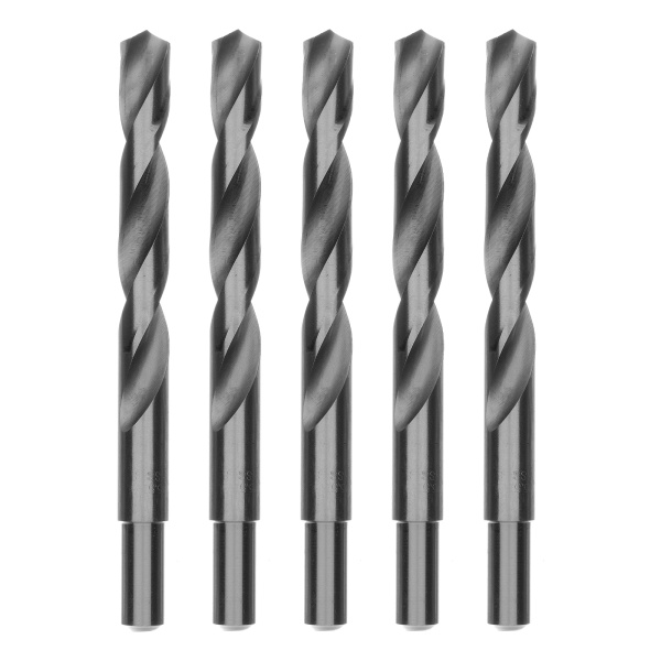 Сверло по металлу, 15.5 мм, полированное, HSS, 5 шт, цилиндрический хвостовик Matrix