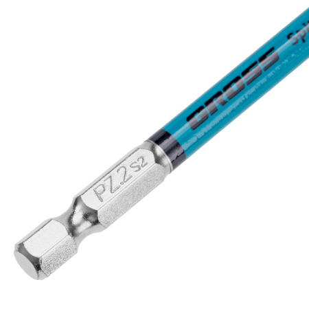 Бита PZ2х90мм, сталь S2, кругл.,10 шт. Gross