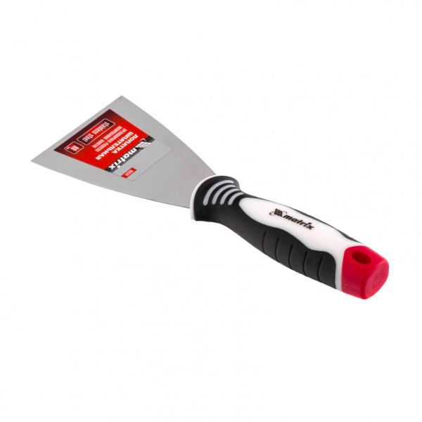 Шпательная лопатка из нержавеющей стали, 80 мм, трехкомпонентная ручка Matrix цена