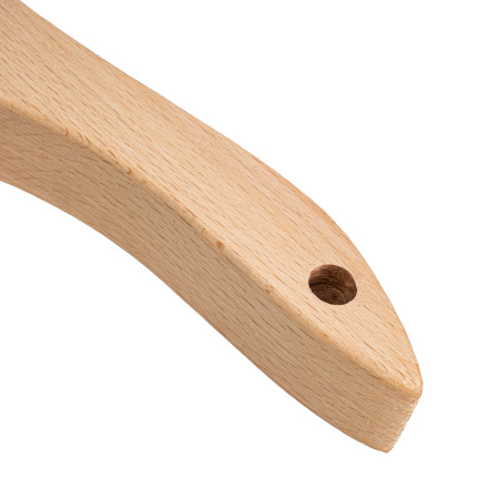 Щетка зачистная 4-х рядная, проволока из нержавеющей стали с деревянной ручкой скребок, EFP// Denzel