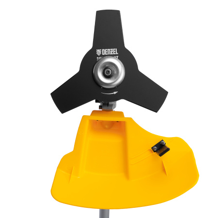 Триммер электрический TE-1200, 1200 Вт, 380 мм, катушка + диск, разборная штанга Denzel цена