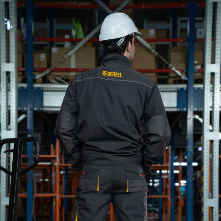 Куртка профессиональная рабочая, 65% полиэстер 35% хлопок, L Denzel