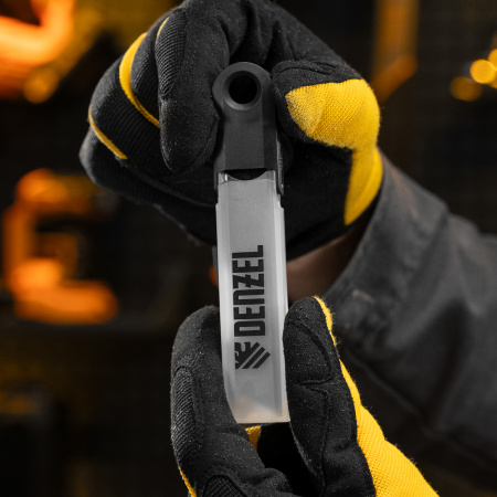 Лезвия, 18 мм, сталь SK4 - 0,5 мм, супер острые, многосегментные, 5 штук Denzel