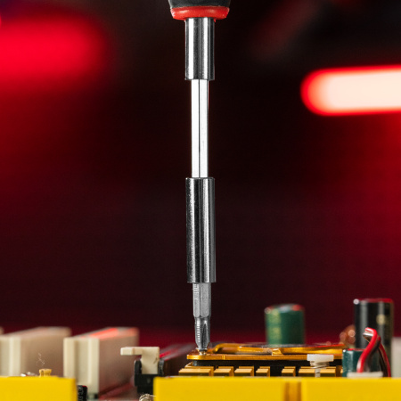 Отвертка для точных работ с насадками Fusion, 22 предмета, в пластиковом пенале Matrix