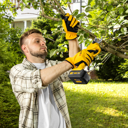 Секатор аккумуляторный CP-30-0, 18В Li-Ion Denzel цена