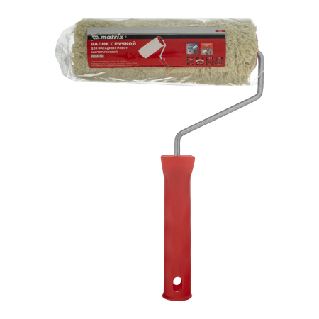 Валик для фасадных работ синтетический, 180 мм, ворс 18 мм, D 36 мм, D ручки 6 мм, полиакрил Matrix цена