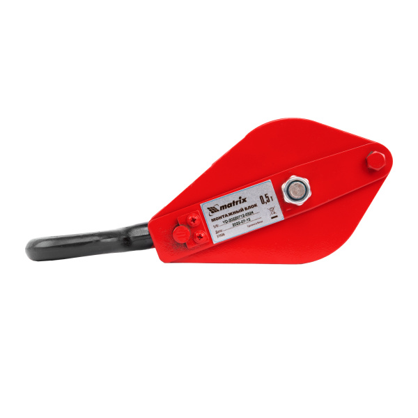 Блок монтажный с проушиной, 0,5  т Matrix цена