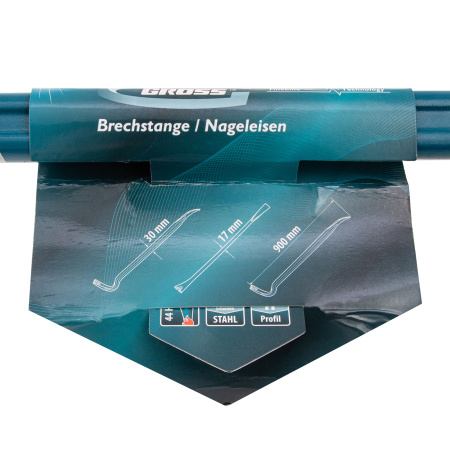 Лом-гвоздодер, двутавровый профиль, 900 х 30 х 17 мм Gross цена