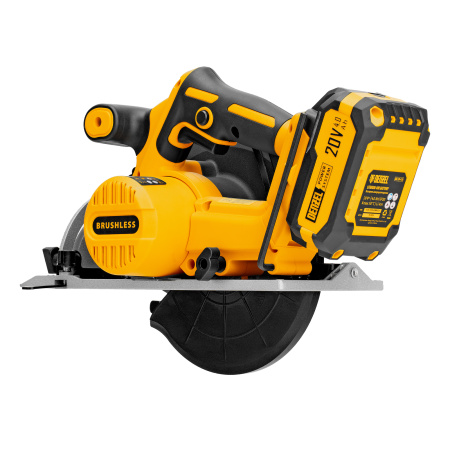 Пила циркулярная аккумуляторная бесщет. CCSH-BL-20-185, 185 мм, Li-Ion, 20 В// Denzel