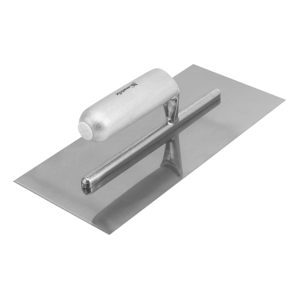 Гладилка стальная, 280 х 130 мм, зеркальная полировка, деревянная ручка Matrix цена