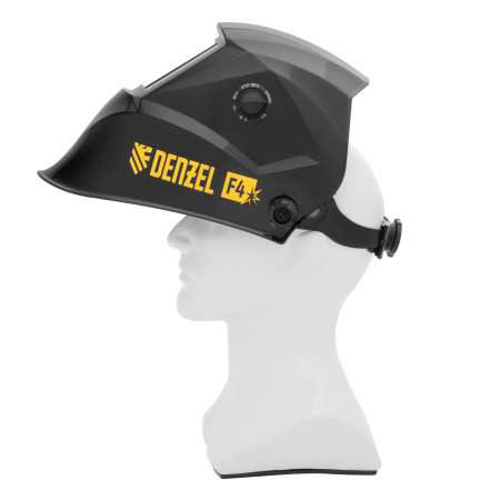 Щиток защитный лицевой (маска сварщика) F4, см. окно 90х35, DIN4/9-13// Denzel цена