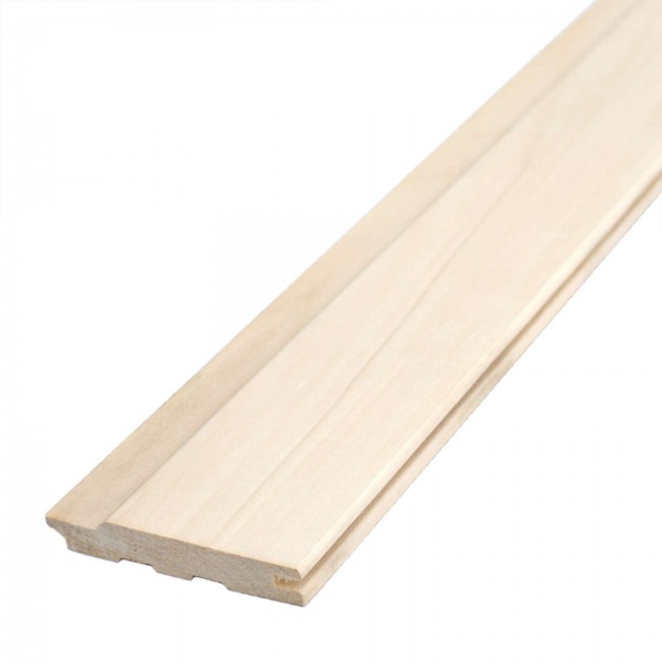 Евровагонка из липы 15х96х1200 мм сорт А