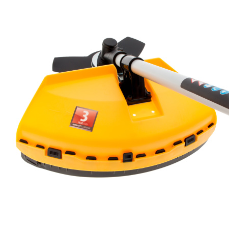 Триммер бензиновый DR-43S, 43 см3, разъемная штанга, состоит из 2 частей Denzel цена