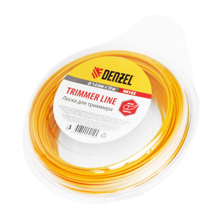 Леска для триммера круглая, 1.6 мм х 15 м Denzel цена