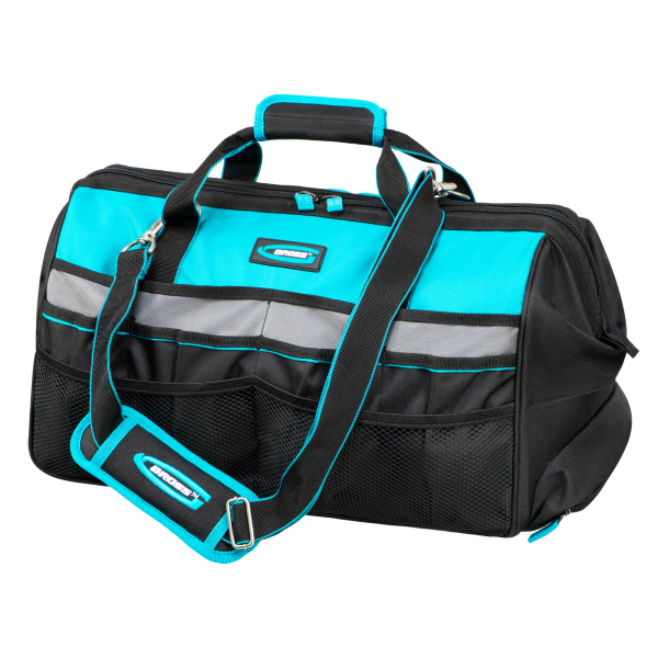 Сумка для инструмента, 500х280х290мм, выдвижная рукоятка, колеса, наплечный ремень Gross цена