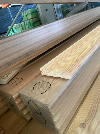 Доска пола шпунтованная 28х140х2000 сорт Экстра Лиственница 0.28м2