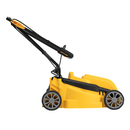 Газонокосилка электрическая GMC-1200, шир.,32см, 1200 Вт, 3 уров., травосб. 30 л Denzel цена