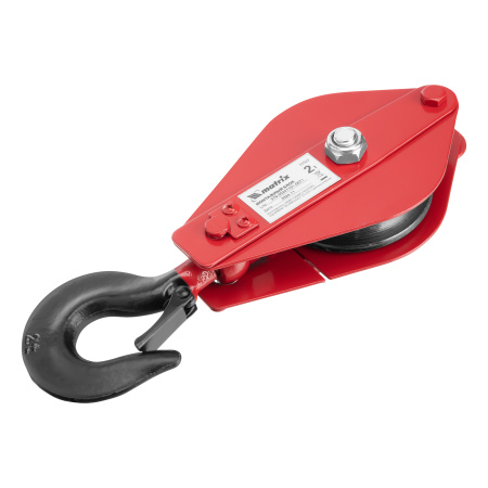 Блок монтажный с крюком, 2 т Matrix цена