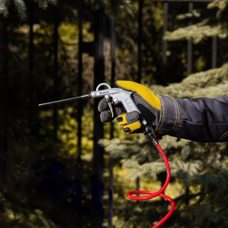 Пистолет продувочный с удлиненным соплом, пневматический, 135 мм Matrix цена