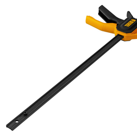 Струбцина F-образная, быстрозажимная, 300 х 55 мм, усиленный нейлоновый корпус Denzel цена