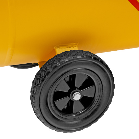 Компрессор безмасляный, малошумный DLS 3300/100, 3300 Вт,3x1100, 100 л, 570 л/мин ,блок управления Denzel