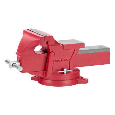 Тиски слесарные, 200 мм, поворотные, с наковальней Matrix