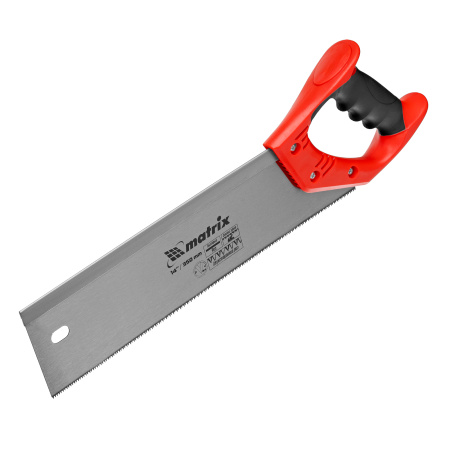 Пила по дереву обушковая для стусла, 350 мм, двухкомпонентная рукоятка Matrix цена