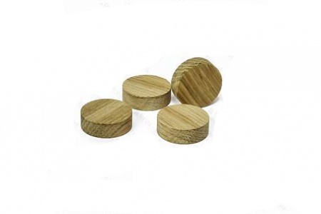 Пробка деревянная Дуб d-25 мм. 10 шт/упак.