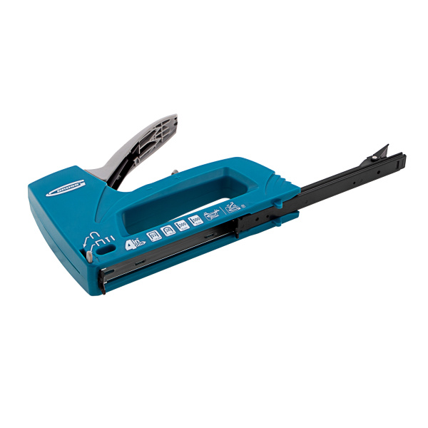 Степлер мебельный универсальные (Universell 4) пластик, 4 функции, тип скобы: 53, 36, 300, 500, 8-14мм Gross цена