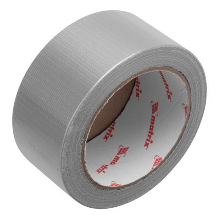 Лента армированная, влагостойкая, 48 мм х 25 м, серебристая Matrix цена