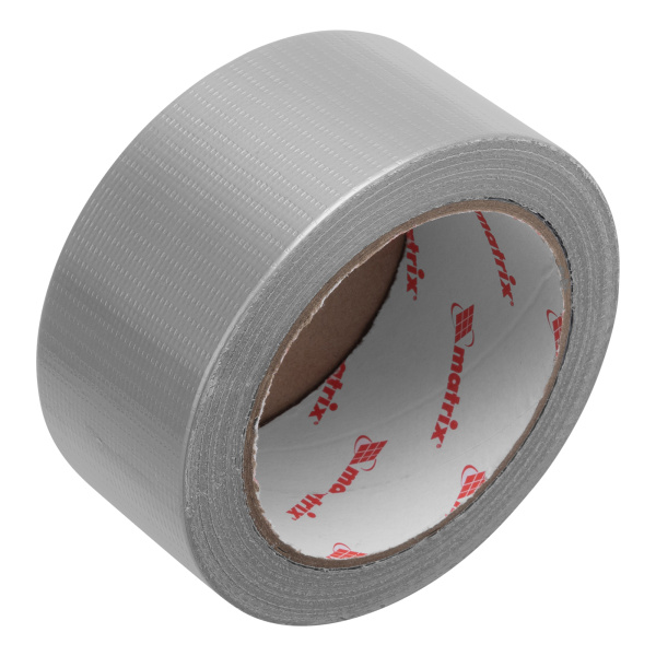 Лента армированная, влагостойкая, 48 мм х 25 м, серебристая Matrix цена